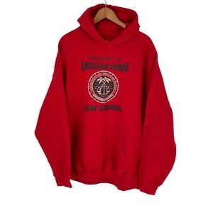 University American Samoa Law School Gildan Hoodie 2XL Pullover Red